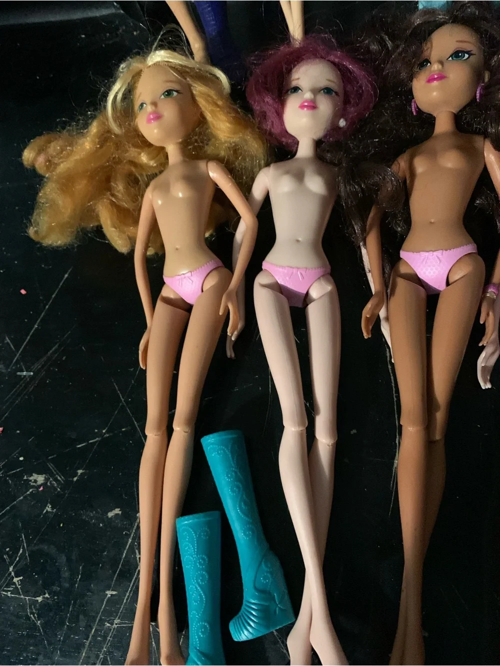 Winx Club Nude Doll Lot Of 8 Tecna, Flora, Bloom, Sky, Aisha, Stella, Musa